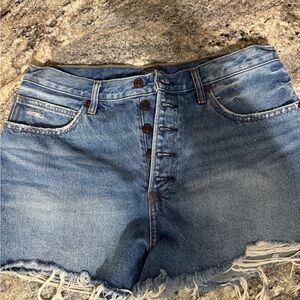 Women’s Abercrombie & Fitch Denim Natural Rise Shorts